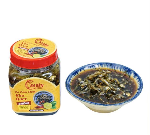 Cá cơm mờm kho quẹt